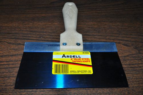 Ardell 5508 blue steel taping knife, dry wall taping knife 8&#034;x3&#034; made in usa for sale