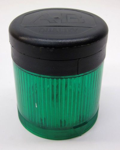 Allen-Bradley 855T-B10TL3 Control Tower Stack Light, 120VAC, Green LED w/ Cap