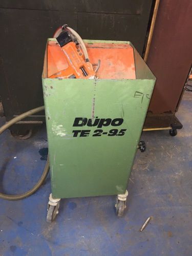 Ayen Dupo TE 2-95 Glue and Dowel Inserter Hopper Feed 45 Dowels Per Minute