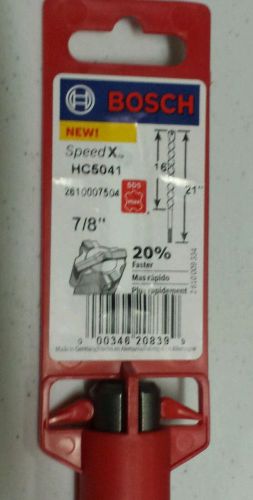 Bosch tools 7/8&#034; x 21&#034; sds-max speedx rotary hammer bit hc5041 brand new lqqk for sale