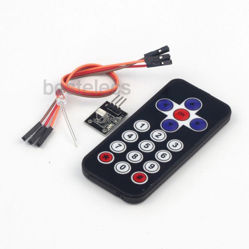 1838 Infrared IR Wireless Remote Control Sensor Module /w 3pin Female Cable Kits