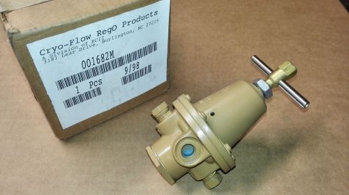 NEW Cryo-Flow RegO 1682M Aluminum Pressure Regulator ~ without gauge