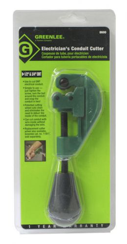 Greenlee 8600 Electricians Conduit Cutter 1/2&#034; &amp; 3/4&#034;