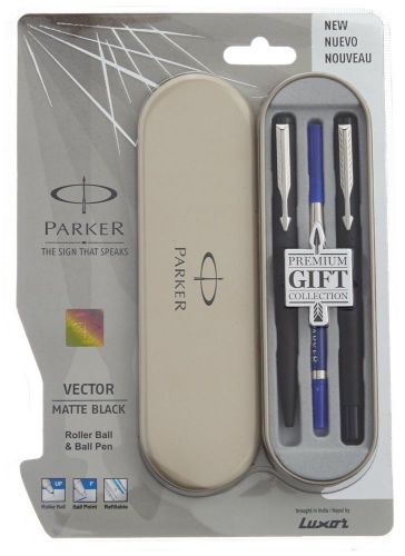 Parker Vector CT Rollerball and Ballpoint Pen, Matte Black