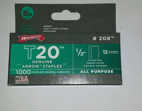 T 20 arrow staples