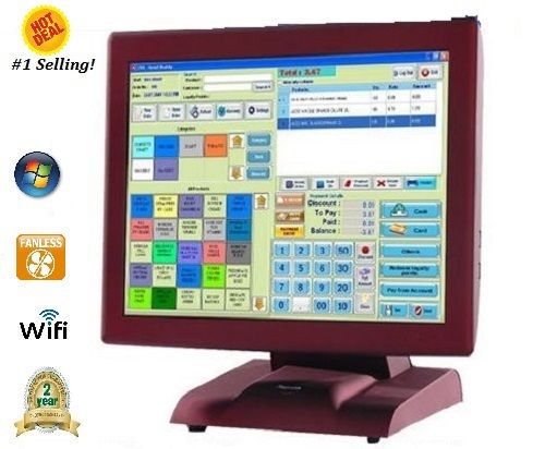 New! CORE i5 SUPER FAST POS! 128G SSD Restaurant Bar Retail POS System