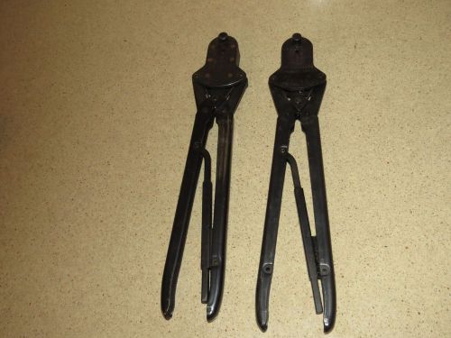 ^^ LOT OF TWO AMP MODEL 59500 CRIMPING CRIMPER TOOLS   (KKJ)