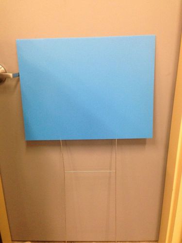 2 PACK LIGHT BLUE CORRUGATED BLANK SIGN SHEET 4MM X 48&#034; X24&#034; HORIZONTAL SIGNS