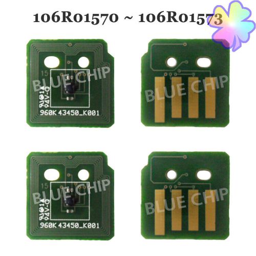 4 TonerChips for Xerox Phaser 7800 DN DX 106R01570 106R01571 106R01572 106R01573