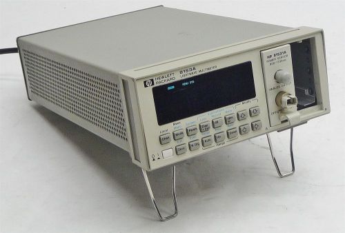 HP Agilent 8153A Optical Lightwave Multimeter+81531A Power Sensor 800-1700nm