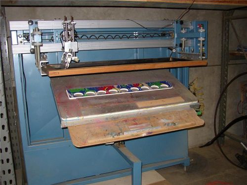 SILK Screen Printing PRESS FAST Newman automatic  large 16x44&#034; area PUD2