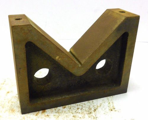 UNKNOWN BRAND STANDARD PRECISION V-BLOCK, 90 DEG &#034;V&#034;, 2 1/2&#034; X 6&#034; X 8&#034;