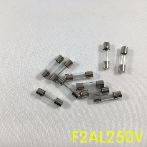 LOT OF 10 2A 250V FUSES F2AL250V 2 Amp Fast-Blow FUSE 5mm x 20mm