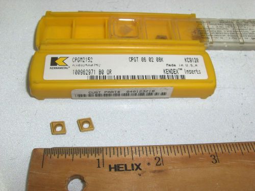 KENNAMETAL CPMG-21.52 CARBIDE INSERTS (10 PCS)