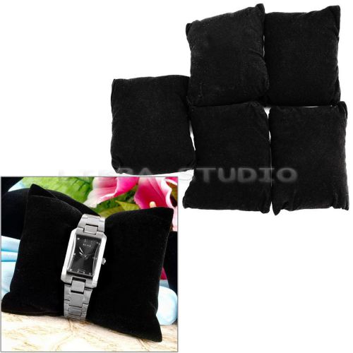 5 Pcs Bracelet Display Holder Velvet Fabric Jewelry Organizer Pillow Showcase