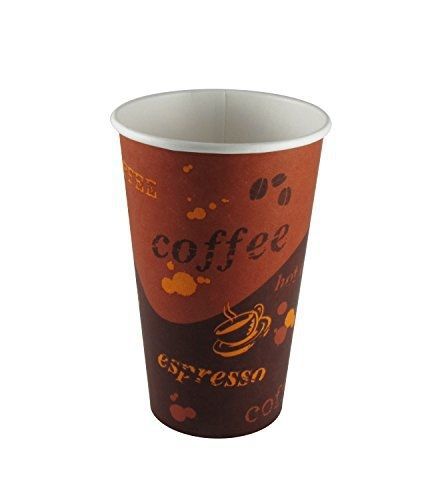 Lollicup C-K520 Karat Paper Hot Cup, 20 oz, Stock Print (Case of 600)