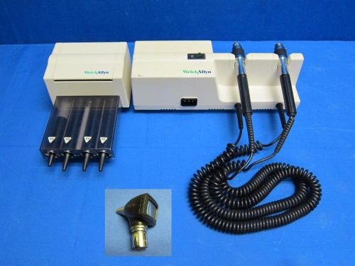 Welch Allyn 767 Wall Diagnostic w/ Otoscope Head, Speculum Dispenser