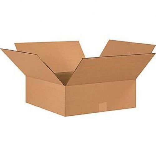 Corrugated Cardboard Flat Shipping Storage Boxes 17&#034; x 17&#034; x 6&#034; (Bundle of 20)