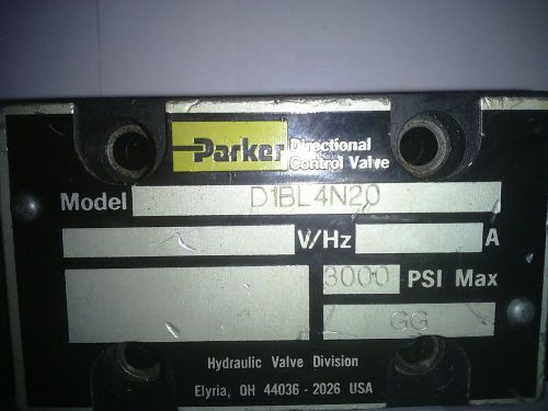 D1BL4N20 PARKER DIRECTIONAL CONTROL VALVE