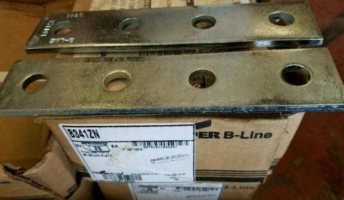 B341ZN B-LINE 4 HOLE SPLICE PLATE