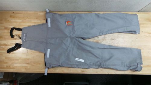 Salisbury ACB4030GYXL 30 In Inseam 40-42 In Waist 4 HRC Bib Overalls