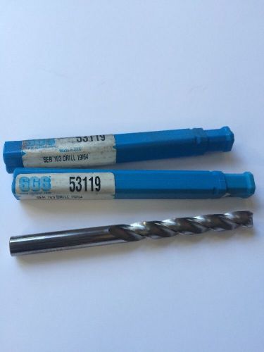 New! Drills SGS- 53119. Ser 103 Drill 19/64