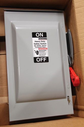 New Murray Siemens HHN362AW 600v DisConnect Heavy Duty Safety Switch 3-Pole NIB