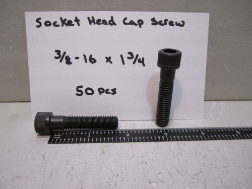 3/8-16 X 1  3/4 SOCKET HEAD CAP SCREW 50 PCS SHCS