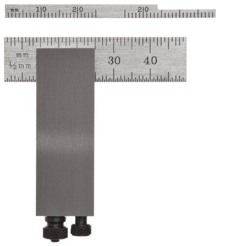 Starrett 453MC Millimeter Reading Diemakers&#039; Square With Metric Standard, Narrow