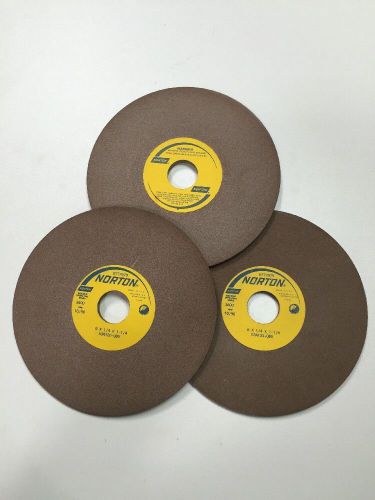 Norton Grinding Wheels 8x1/4x1-1/4 LOT Of 3 - 120 Grit