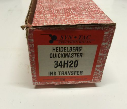 SYN-TAC PRECISION ROLLS 34H20 18 15/16&#034; INK TRANSFER HEIDELBERG QUICKMASTER QM46