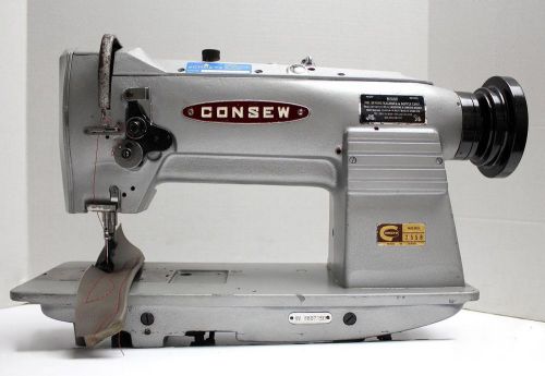 CONSEW 255B Walking Foot 1-Needle 2-Thread Large Hook Industrial Sewing Machine