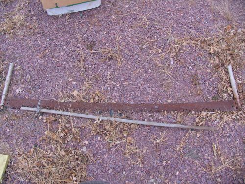 Old Vintage Antique Two Man Saw Farm Tool