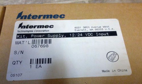 Intermec 067698 Power Supply Kit Trakker Antares T2455/2475 12/24 VDC