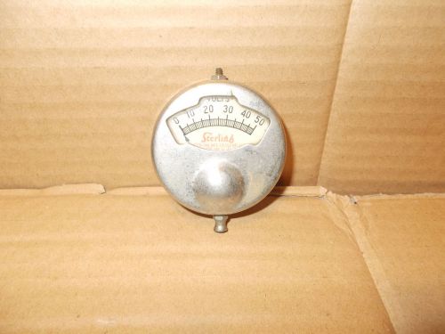 Sterling MFG Co. 0-50 Volt Meter Pat&#039;d Oct 3, 1916