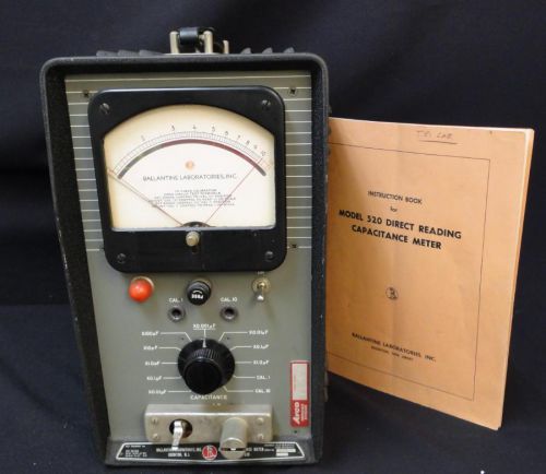 Ballantine Capacitance Meter Model 520