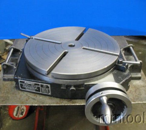 BRIDGEPORT MILLING 15&#034; LATE MODEL ROTARY TABLE SER#23455 ***XLNT***