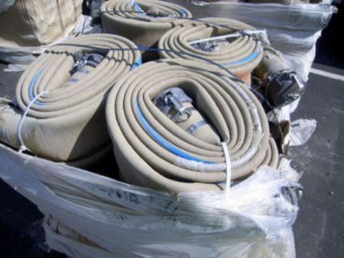 20&#039;x4&#034;rubber usa hose mxf for potable water, LOT, 101 lengths,