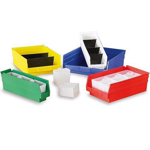 Shelf Bin, 17 7/8&#034;L x 4&#034;H x 8 3/8&#034;W, Yellow