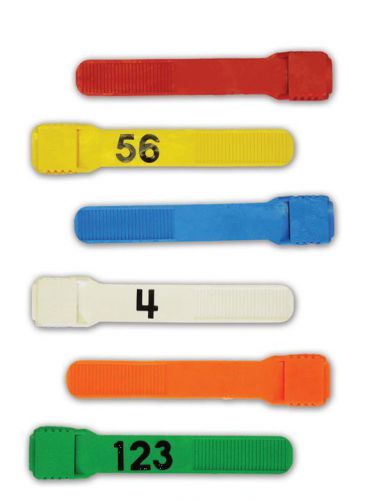 Boc multi loc plastic leg bands jr # numbered 1-25 white dairy sheep goat milk for sale