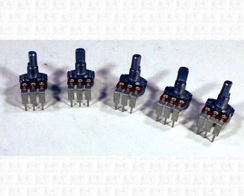 Alpha 250K Ohm Vertical Mount Pot Potentiometer A250K A250K Lot Of 5