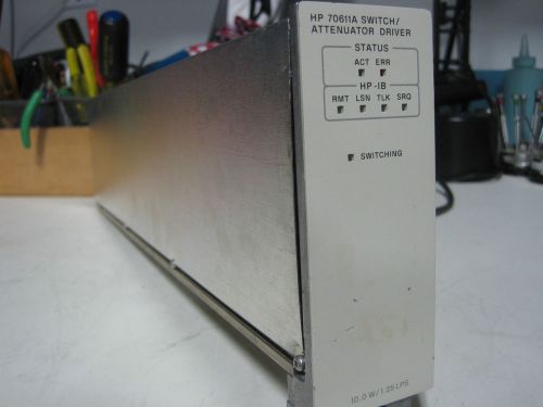 HP AGILENT 70611A SWITCH/ATTENUATOR DRIVER