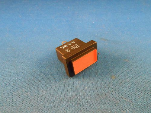 E9.3A-ABK OPPENHEIMER LIGHT IND. PAINTED AMBER LENS 2 LAMP #718 T-1 NOS