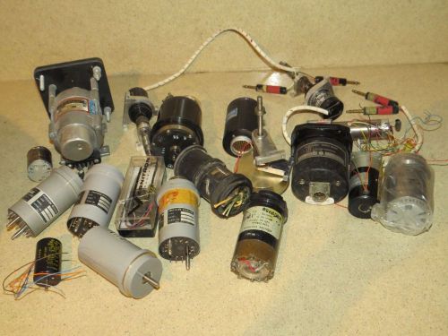 BENDIX REEVES AND MORE MOTORS, RESOLVERS,  INDICATORS 17+ PIECES