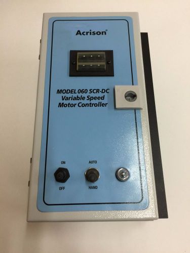 USED ACRISON VARIABLE SPEED DC MOTOR CONTROLLER 060 SCR-DC