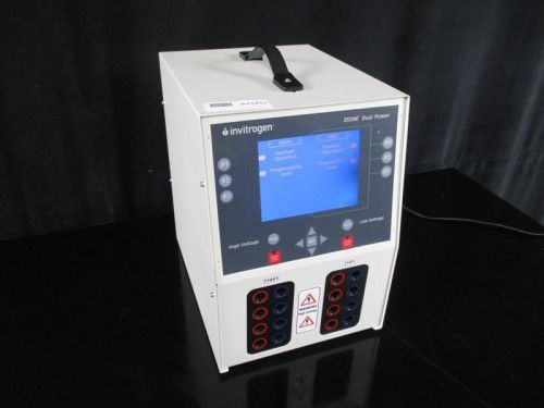 INVITROGEN Model ZP10001 Zoom Dual Power Electrophoresis Power Supply