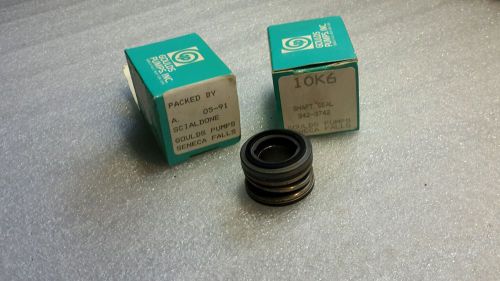 GOULDS PUMPS 10K6 SHAFT SEAL 342-3742 (LOT OF 2) NEW $29