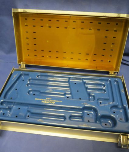 ACUFEX ARTHROSCOPIC SHOULDER GUIDE INSTRUMENTATION CASE TRAY 19-1/2&#034;x 10-1/4&#034;x 4