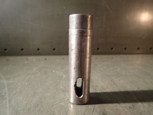 Warner swasey m-947 morse taper #2 bore straight shank adapter 1&#034; od for sale