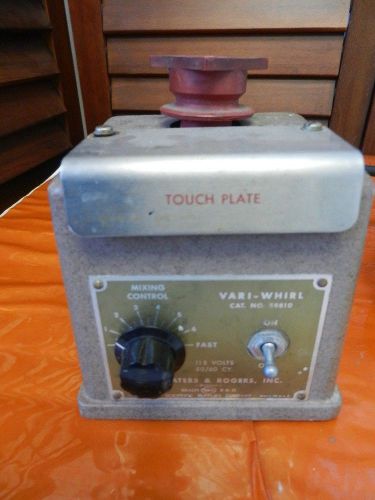 VAN WATERS AND ROGERS INC. VERI-WHIRL MIXER # 68810 (ITEM#k 2486/10)